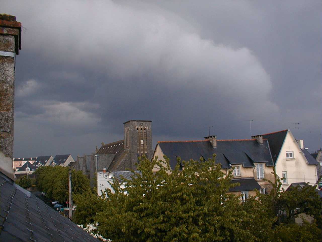orage à Saint Brieuc