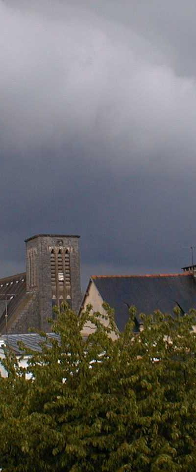 orage à Saint Brieuc