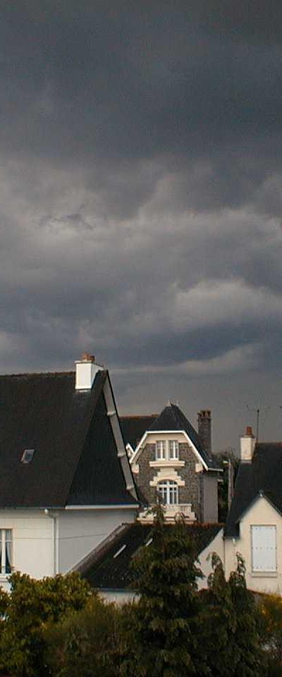 orage à Saint Brieuc