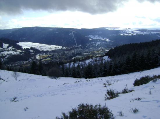 Tout en bas: La Bourboule(850m)
